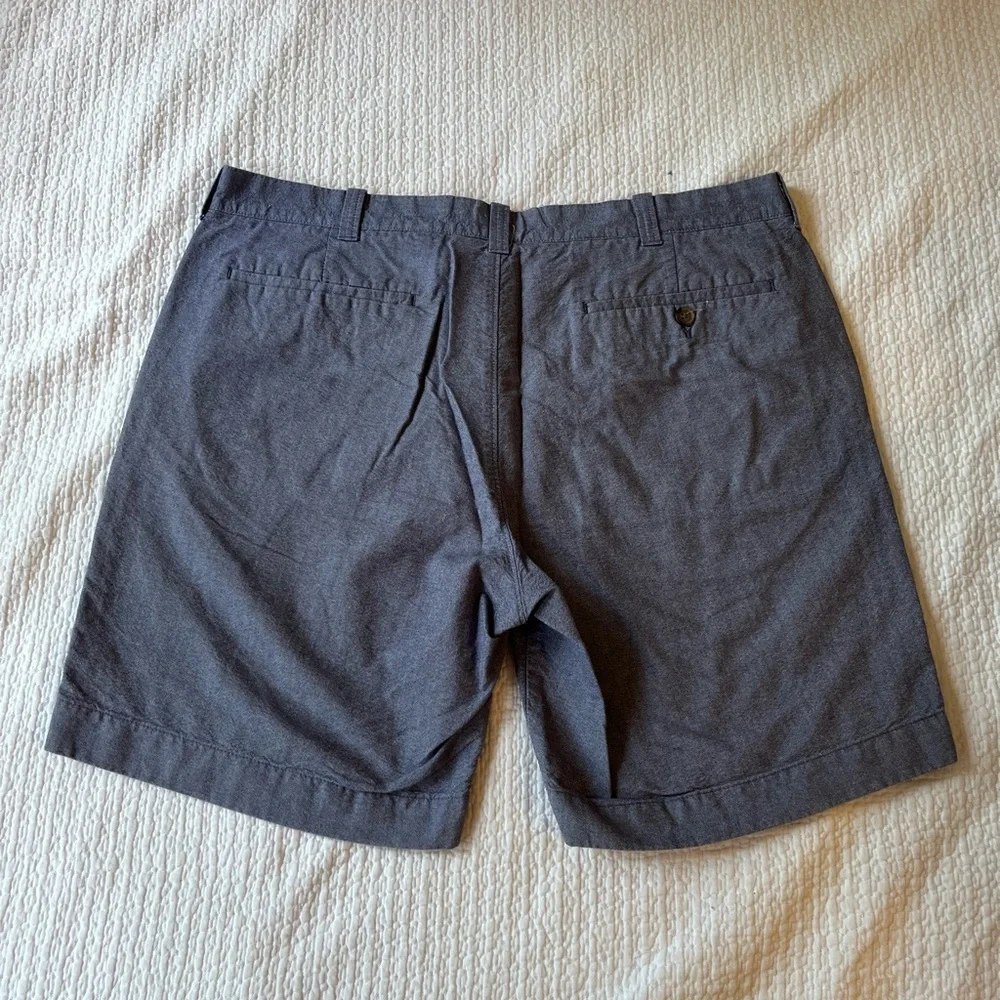 J.CREW Men's Blue Gramercy Shorts 36‎ Pockets 8” Inseam Exc Cond